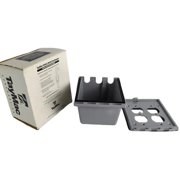 TayMac Safety Double Outdoor Outlet Enclosure Box Cover, 91510, Industrial Grade - Picture 1 of 7